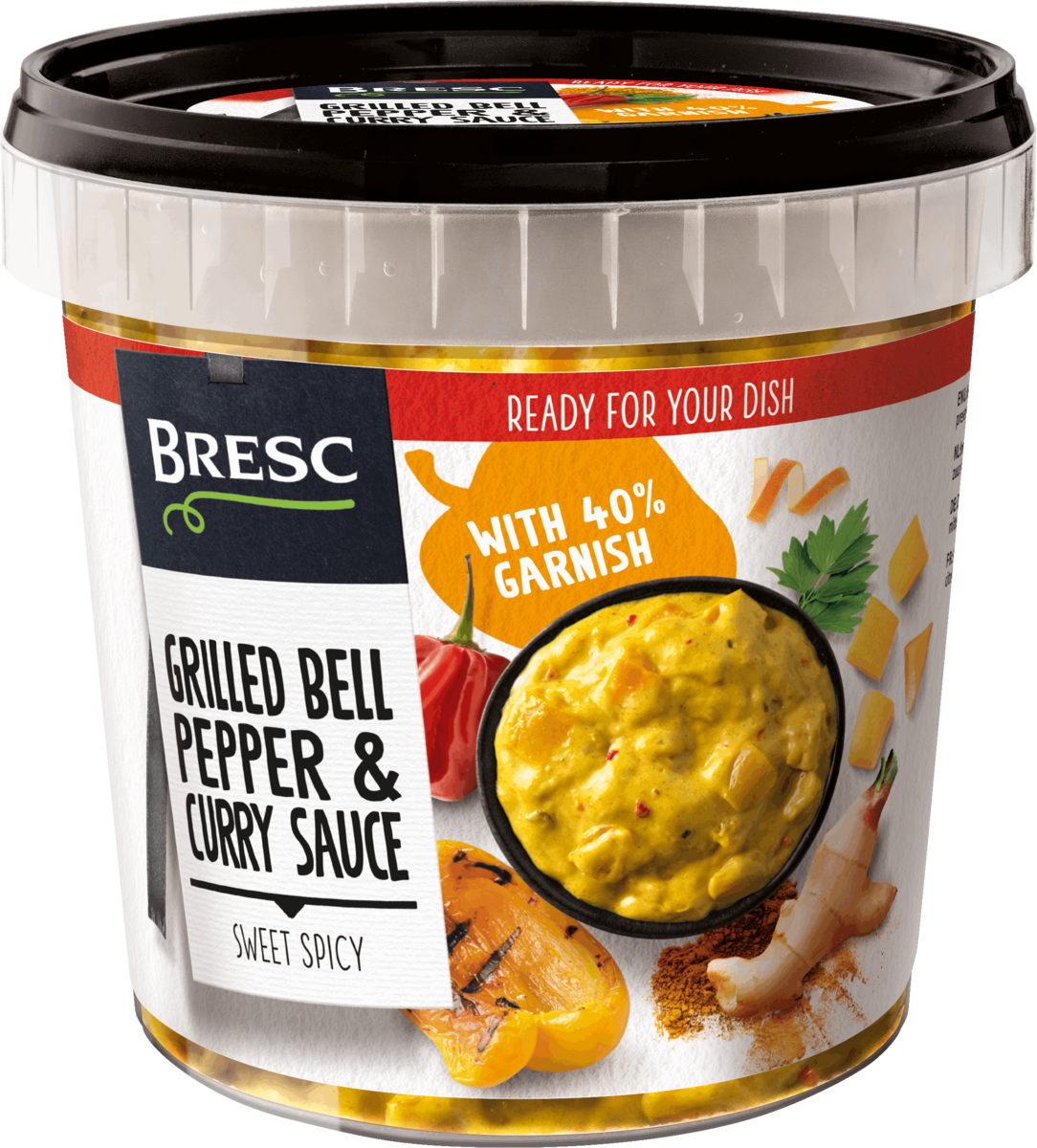 Bresc Gegrilde paprika & currysaus 1000g