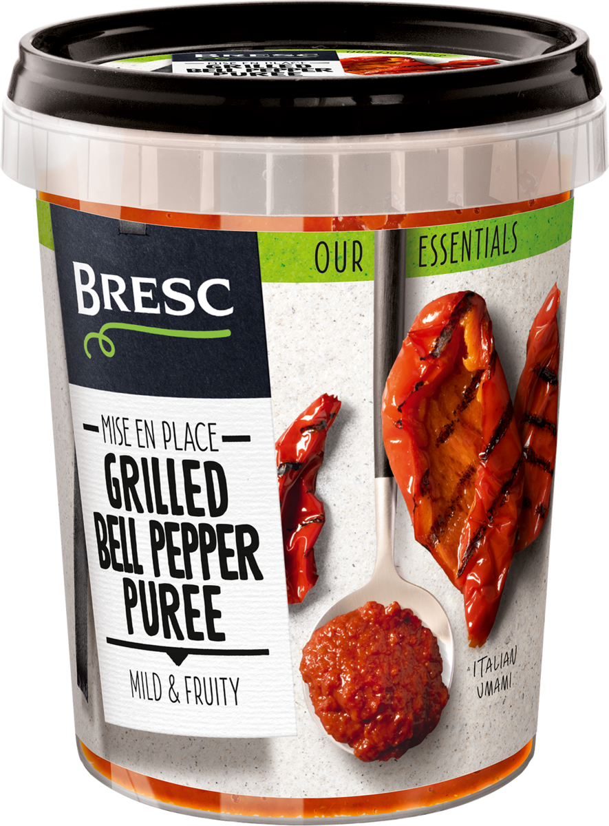 Grilled bell pepper puree 450g