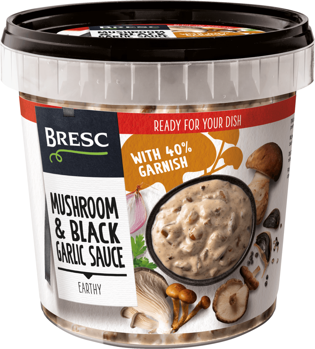 Bresc Paddenstoelen- en zwarte knoflooksaus 1000g