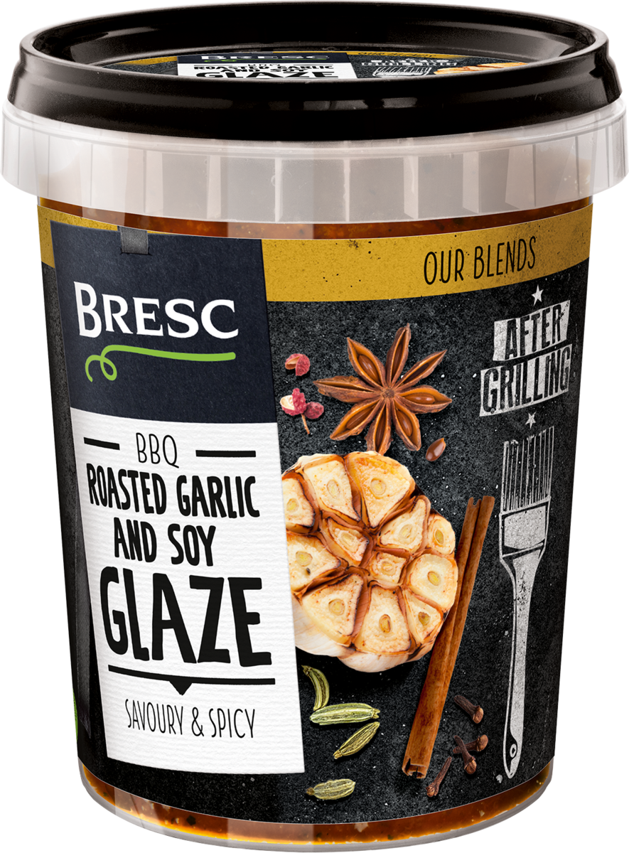 Glasur gerösteter Knoblauch und Soja 450g