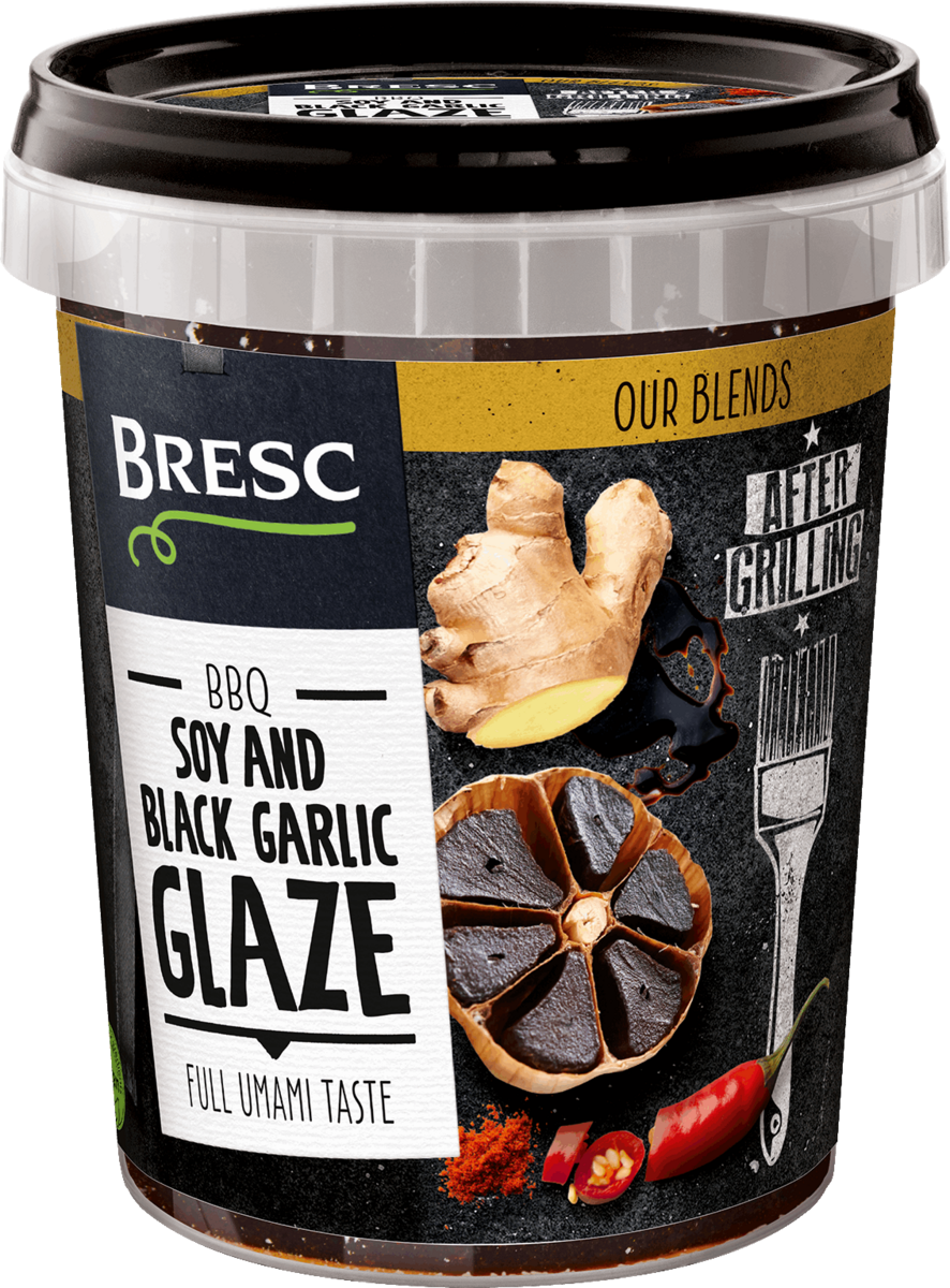 Soja en zwarte knoflook glaze 450g
